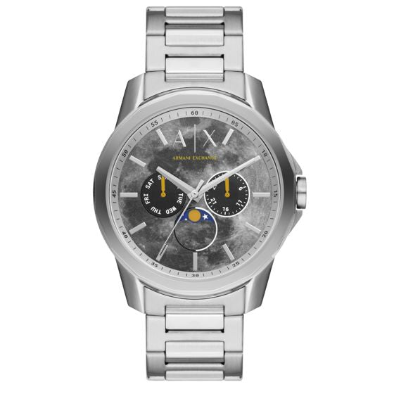 title:Armani Exchange Men's AX1736 Banks 44mm Quartz Watch;color:Grey