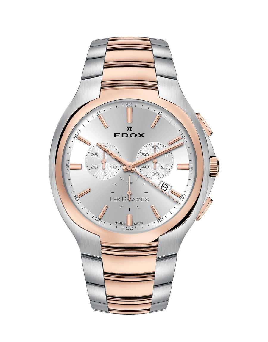 title:Edox Men 10239-357R-AIR Les Bemonts 42mm Quartz Watch;color:Silver