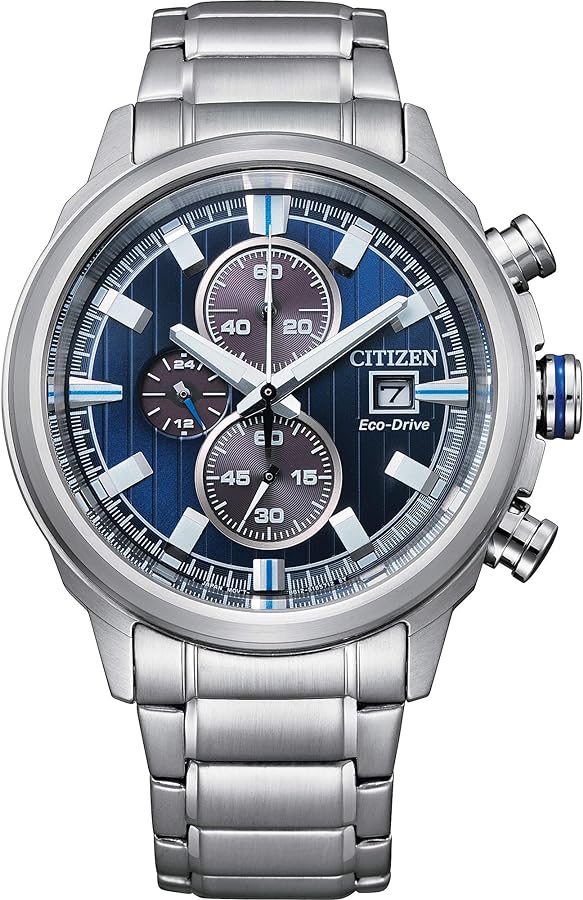 title:Citizen Men's CA0731-82L Brycen 43mm Solar Eco-Drive Watch;color:Blue