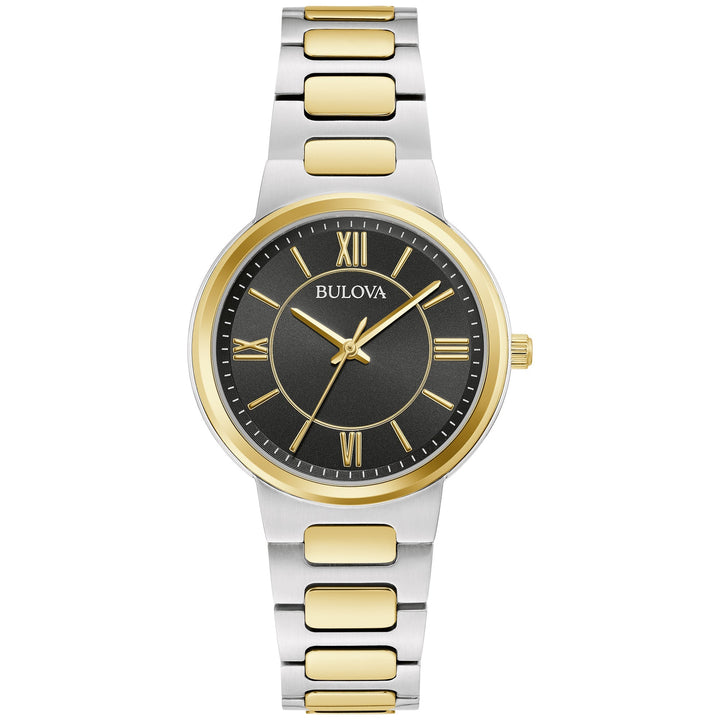 title:Bulova Women's 98L285 Classic 32mm Quartz Watch;color:Black