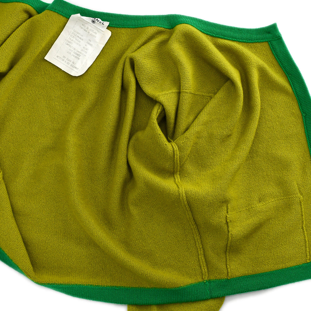 Top Quality Chanel Cardigan Green