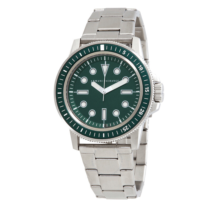 title:Armani Exchange Men's Leonardo 42mm Quartz Watch AX1860;color:Green