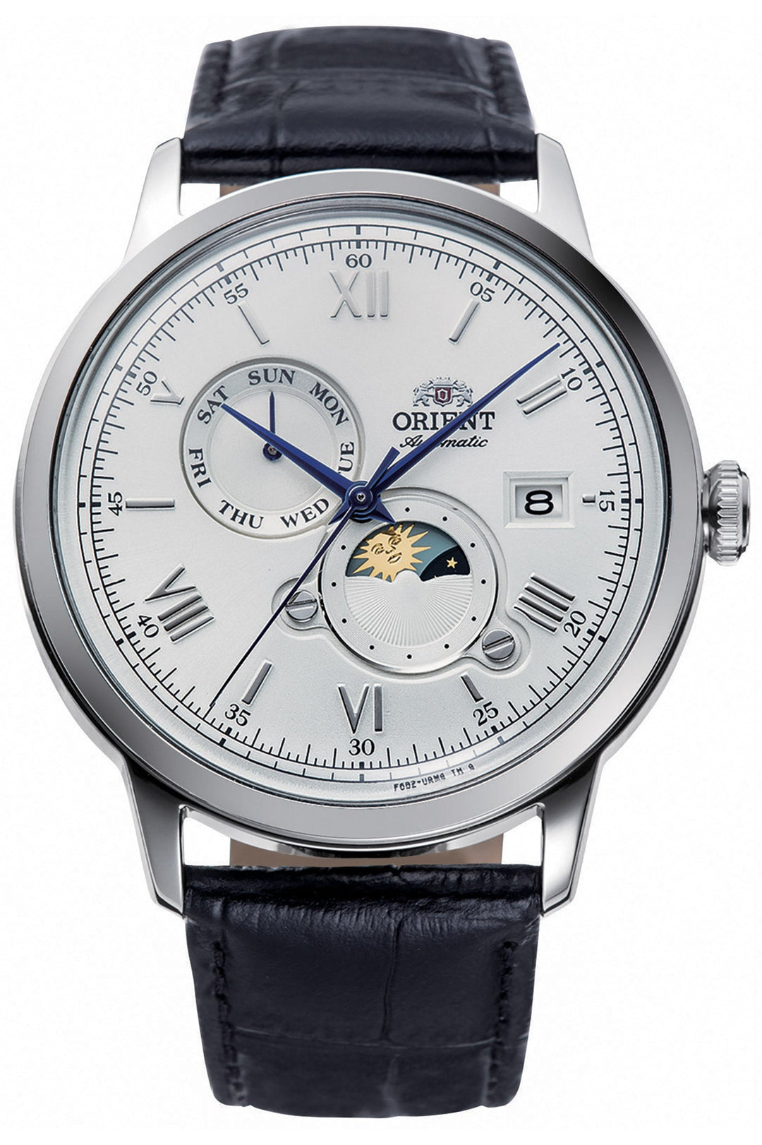 title:Orient Men's Sun & Moon 42mm Automatic Watch RA-AK0802S10B;color:Black