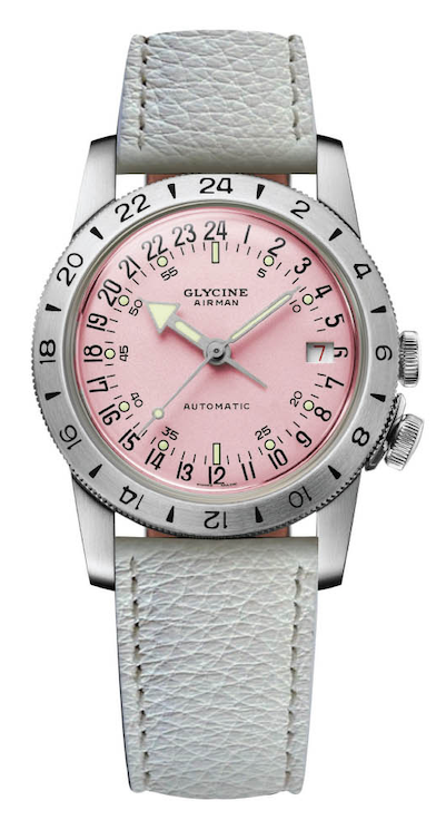 title:Glycine Unisex Airman Vintage GMT Purist 36mm Automatic Watch GL0488;color:White