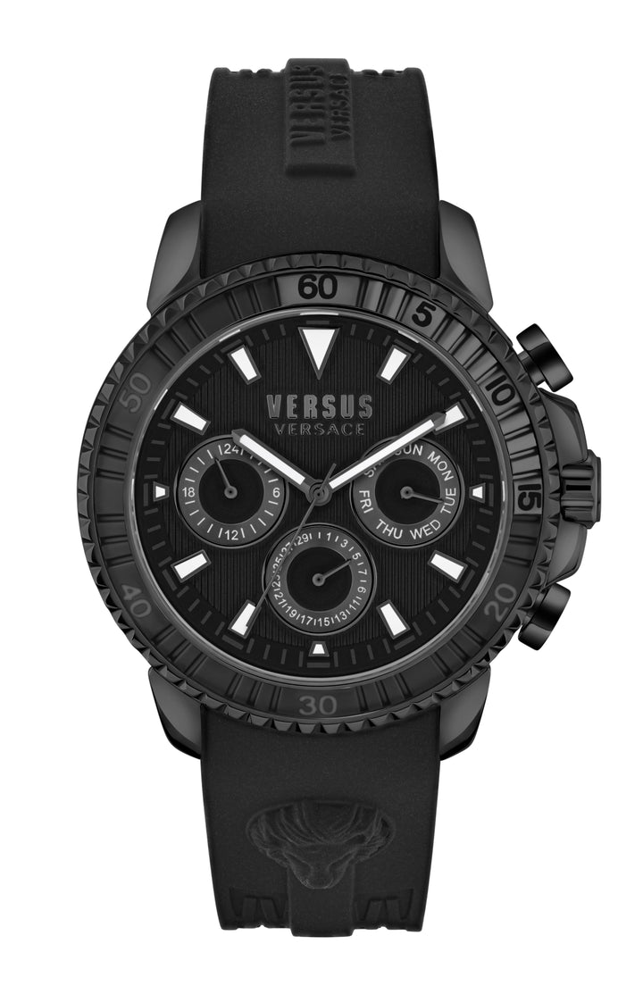 title:Versus Versace Men's VSPLO1221 Aberdeen 45mm Quartz Watch;color:Black