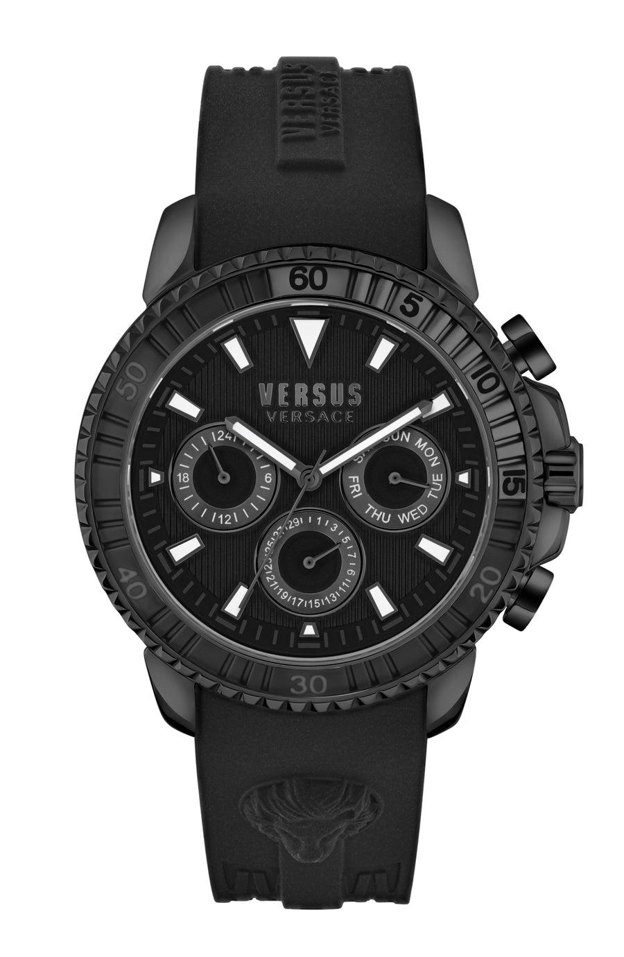 title:Versus Versace Men's VSPLO1221 Aberdeen 45mm Quartz Watch;color:Black