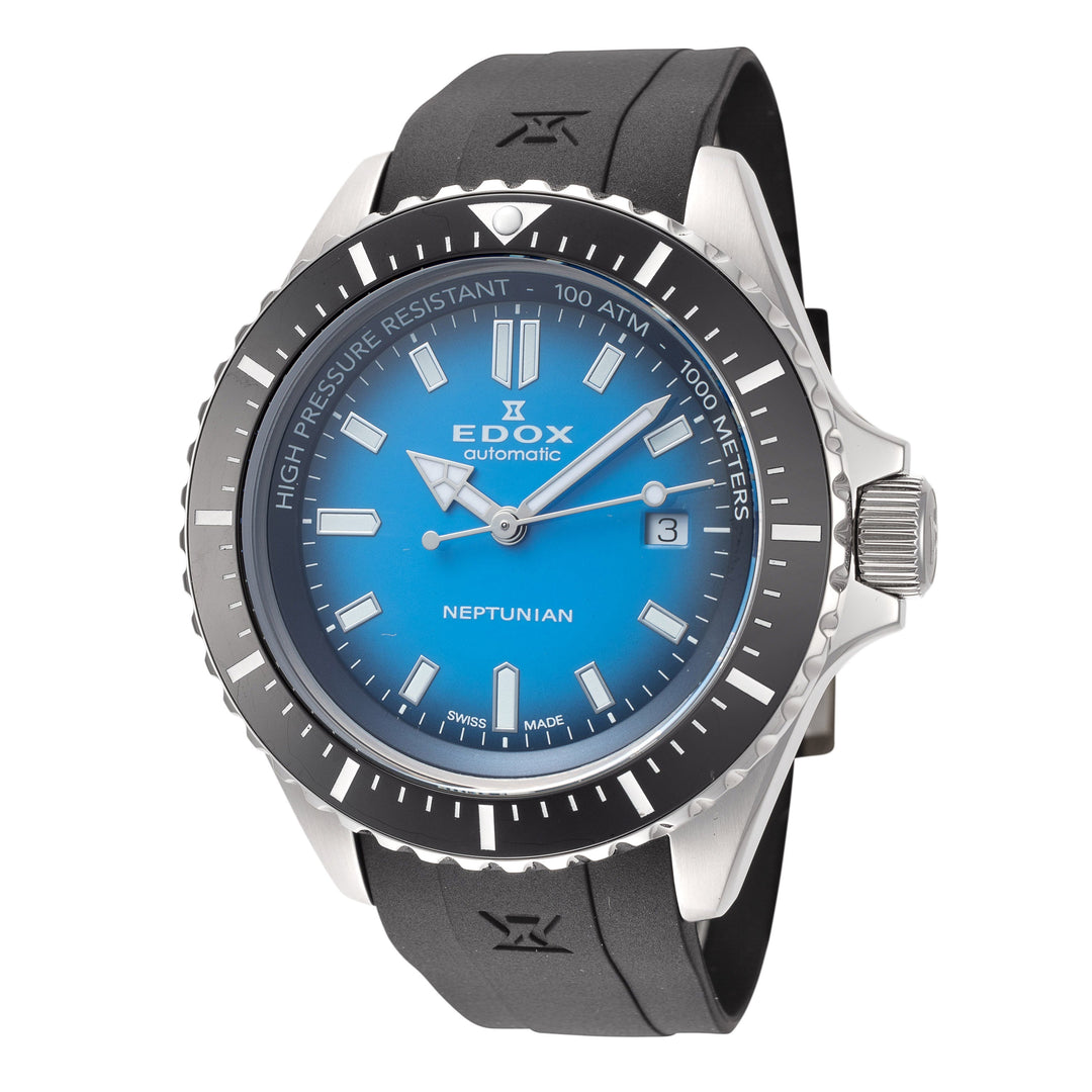 title:Edox Men 80120-3NCA-BUIDN SkyDiver 44mm Automatic Watch;color:Blue