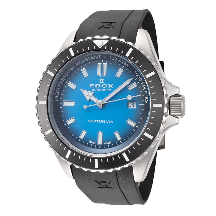 title:Edox Men 80120-3NCA-BUIDN SkyDiver 44mm Automatic Watch;color:Blue