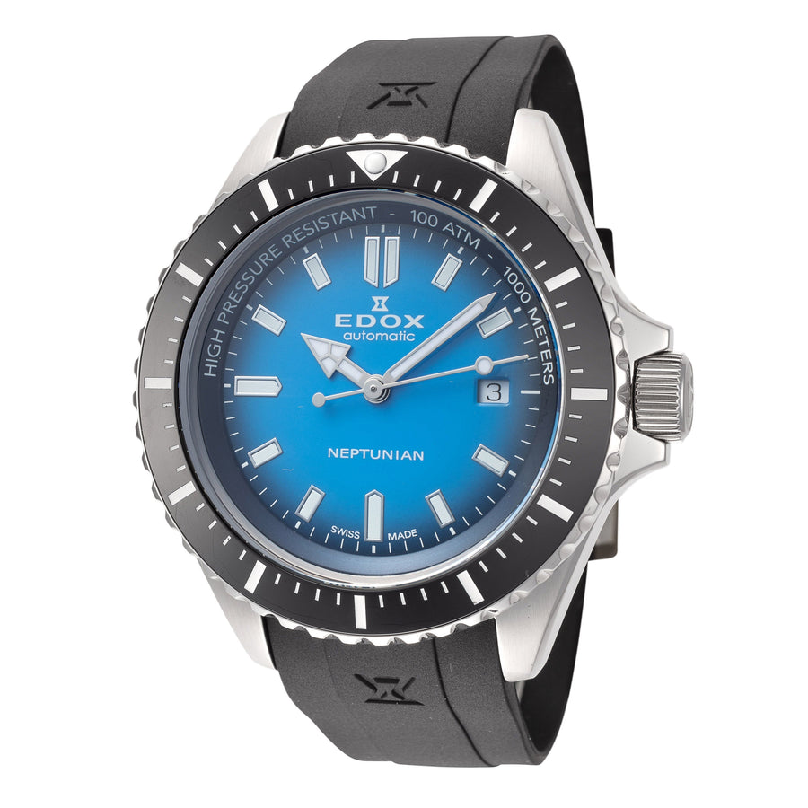 title:Edox Men 80120-3NCA-BUIDN SkyDiver 44mm Automatic Watch;color:Blue