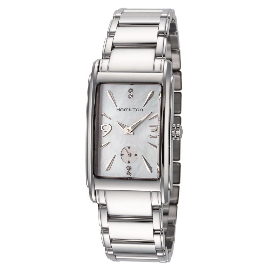 title:Hamilton Women's American Classic Ardmore 24mm Quartz Watch H11411115;color:Silver