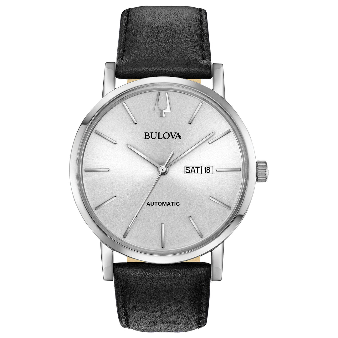 title:Bulova Men's American Clipper 42mm Automatic Watch 96C130;color:Black
