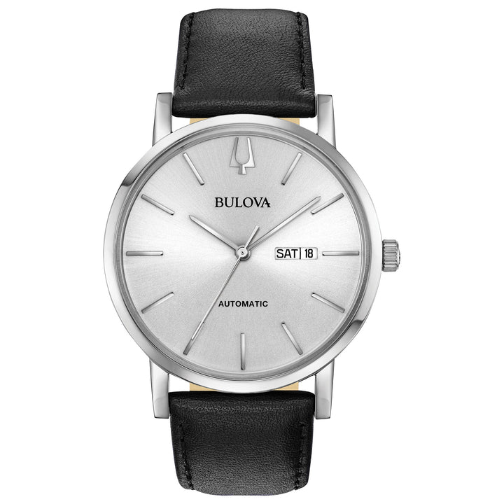 title:Bulova Men's American Clipper 42mm Automatic Watch 96C130;color:Black