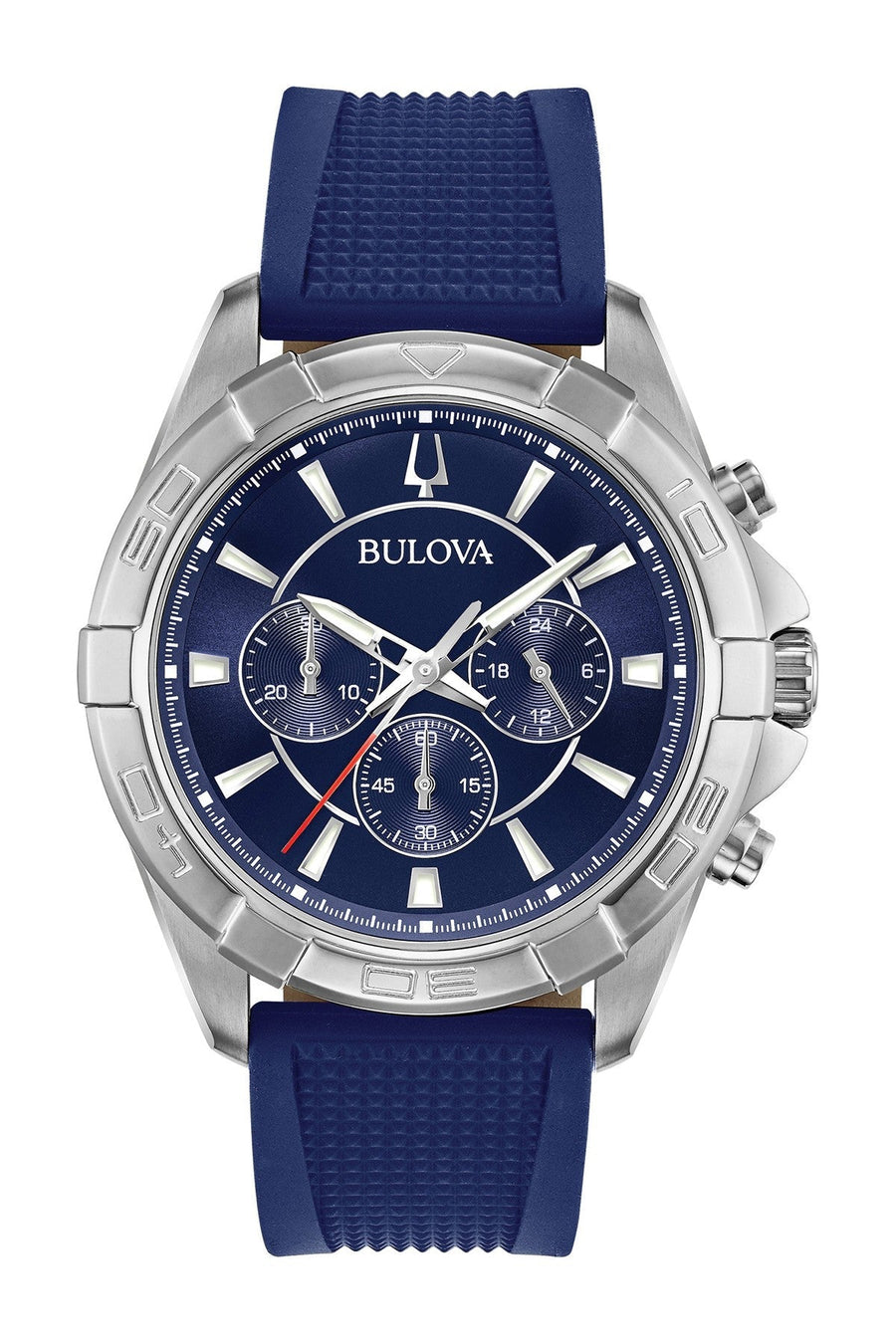 title:Bulova Men's Classic 43mm Quartz Watch 96K103;color:Blue