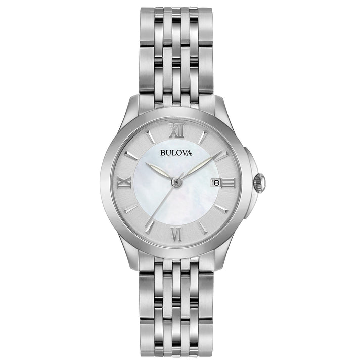 title:Bulova Women's Classic 42mm Quartz Watch 96M151;color:Silver