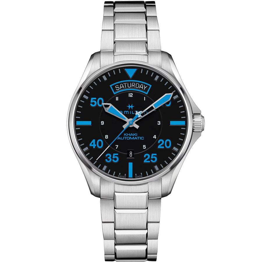 Hamilton Men's Khaki Aviation 42mm Automatic Watch H64625131 - Ruumur