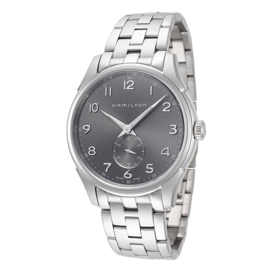 title:Hamilton Men's Jazzmaster Thinline 40mm Quartz Watch H38411183;color:Silver