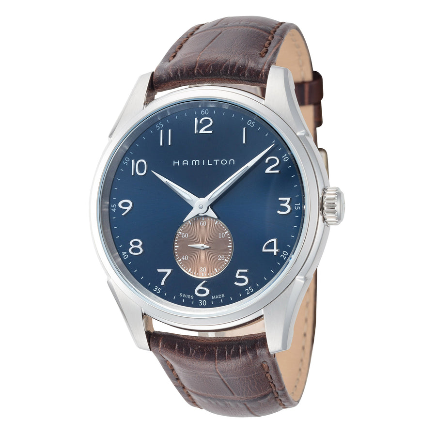 title:Hamilton Men's Jazzmaster Thinline 40mm Quartz Watch H38411540;color:Brown