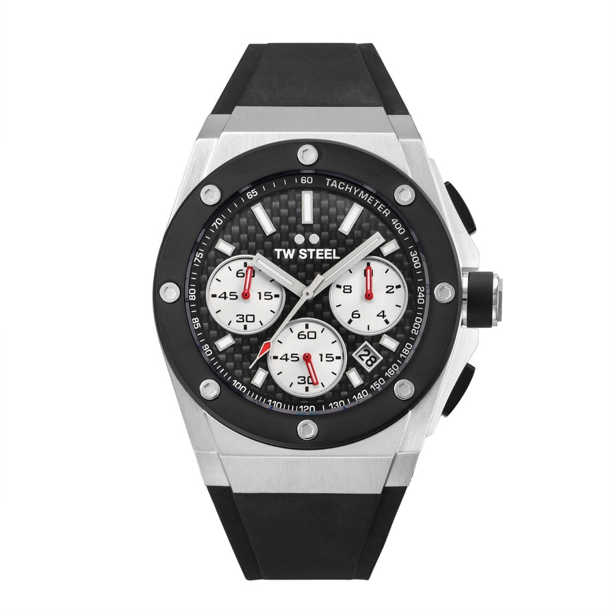 title:TW Steel Men's CEO Tech 44mm Quartz Chronograph Watch CE4019;color:Black