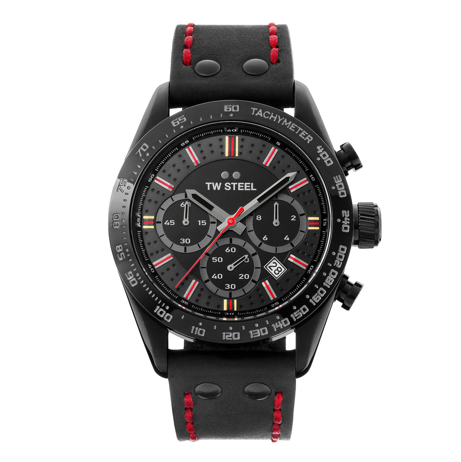 title:TW Steel Men's Chrono Sport 46mm Quartz Chronograph Watch TW987;color:Black