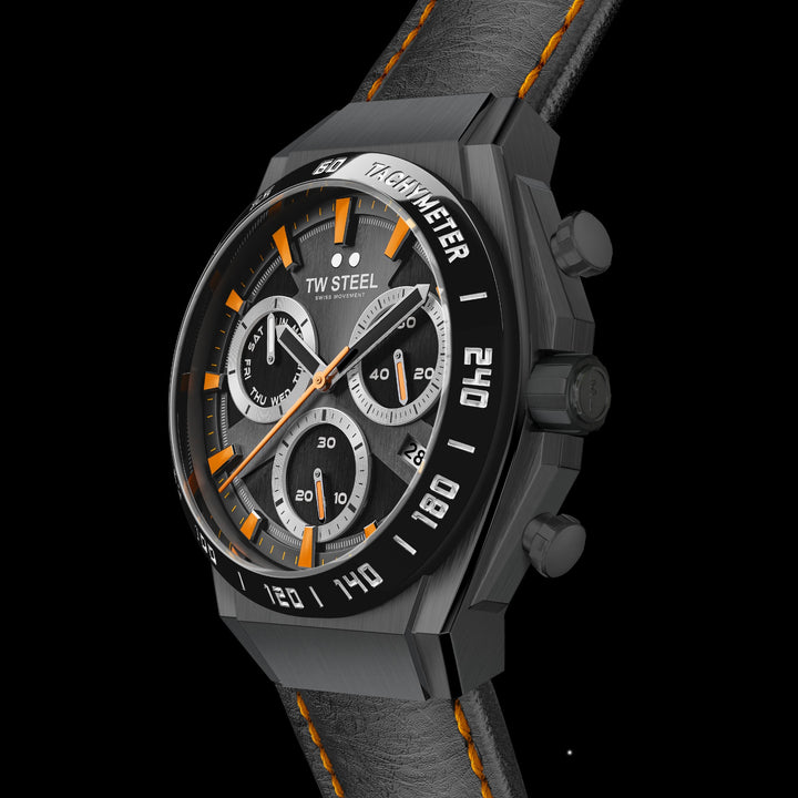 TW Steel Men's CEO Tech 44mm Quartz Chronograph Watch CE4070