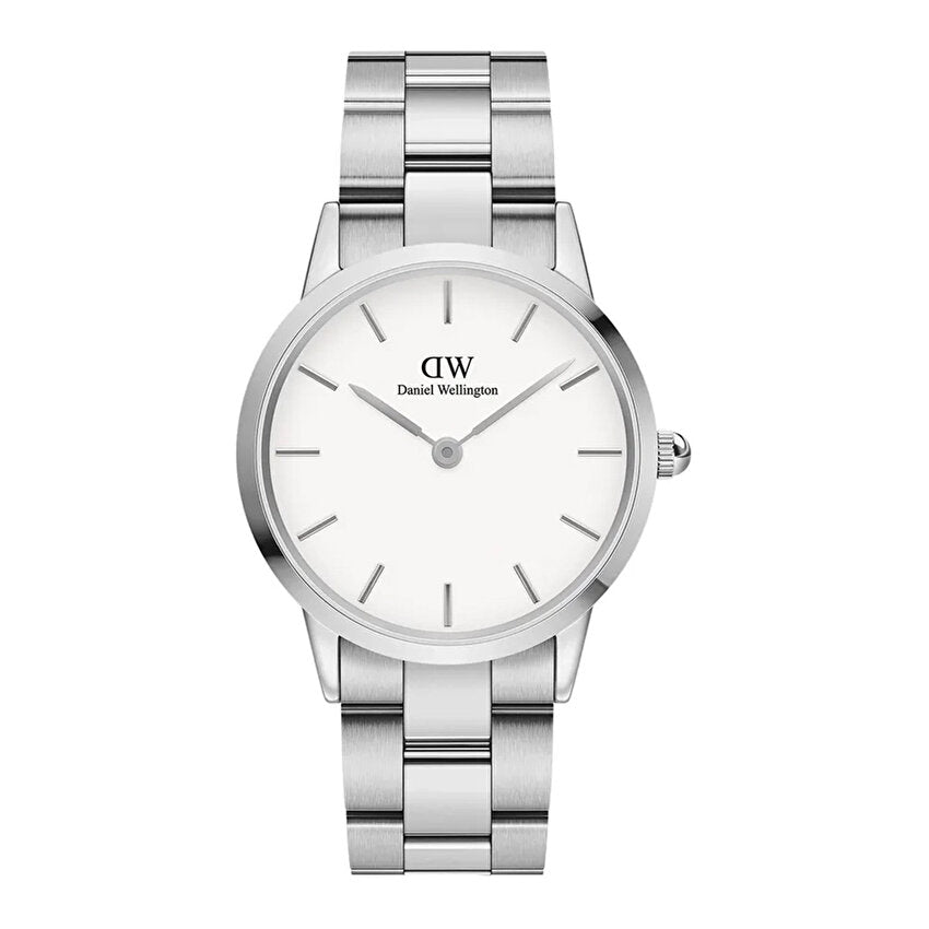 title:Daniel Wellington Men's DW00600203 Iconic Link 36mm  Watch;color:Silver