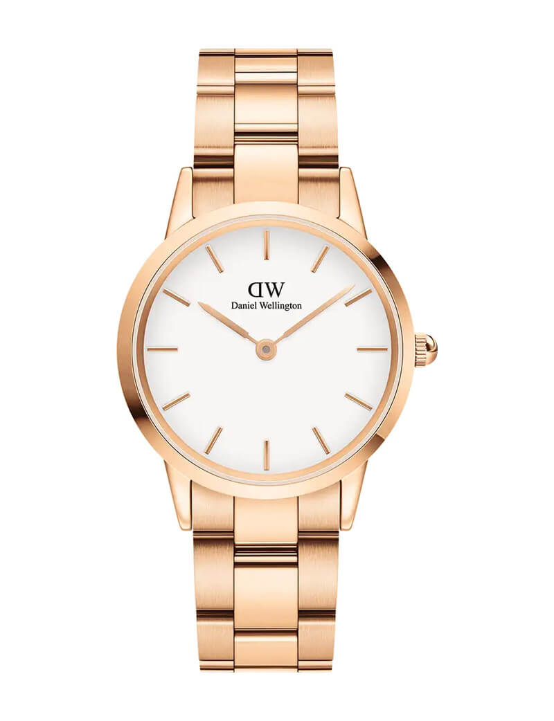 title:Daniel Wellington Men's DW00600211 Iconic Link 32mm  Watch;color:Rose Gold