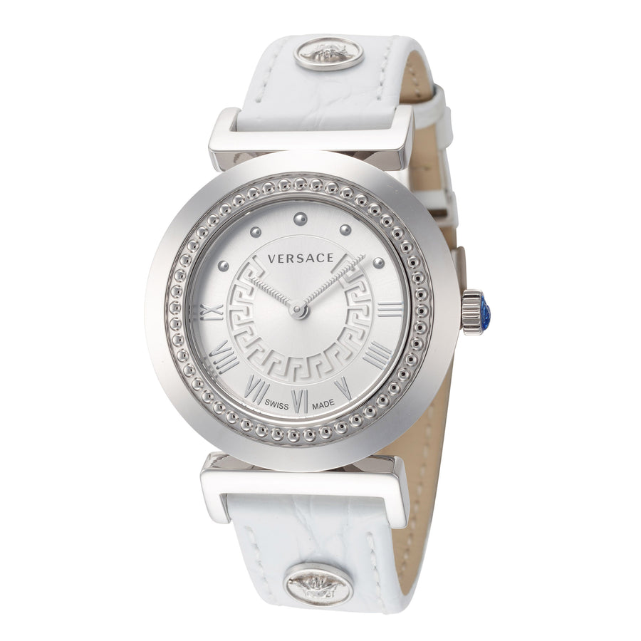 title:Versace Women's P5Q99D001S Vanity 35mm Quartz Watch;color:Silver