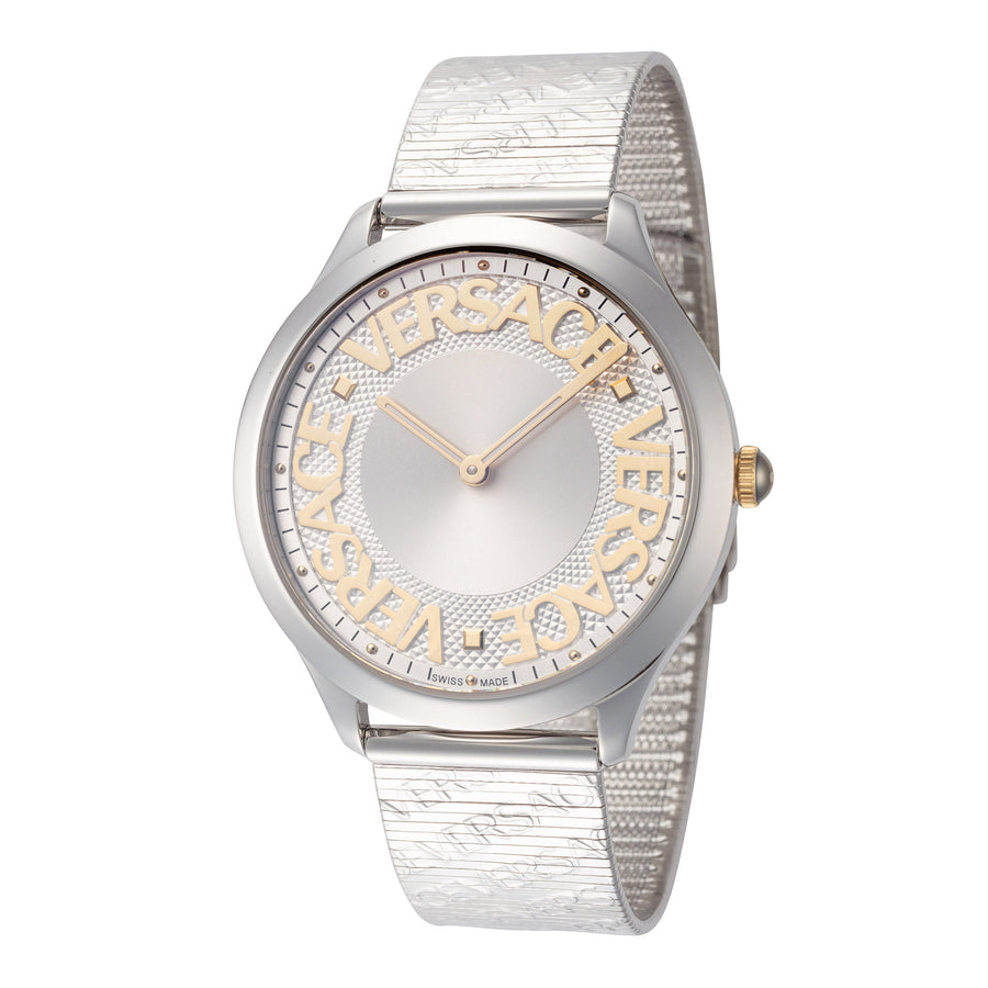 Versace Women's VE2O00422 Logo Halo 38mm Quartz Watch - Ruumur