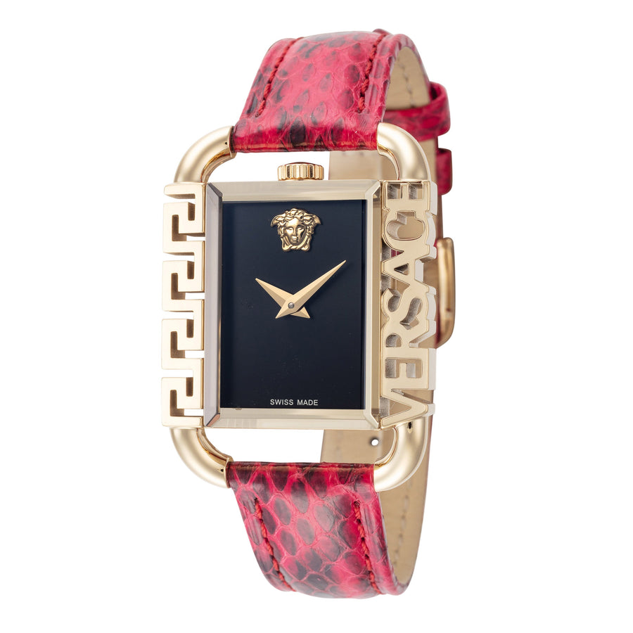 title:Versace Women's VE3B00222 Versace Flair 28.8mm Quartz Watch;color:Red