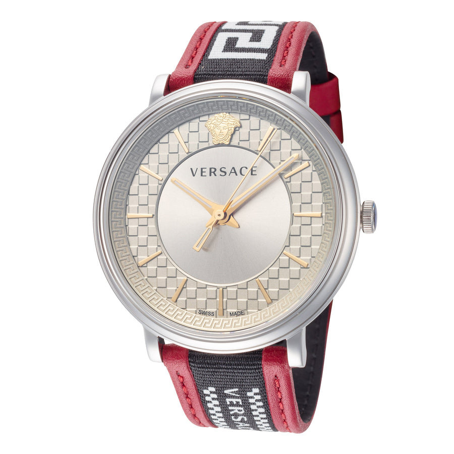 Versace Men's VE5A01421 V-Circle 42mm Quartz Watch - Ruumur