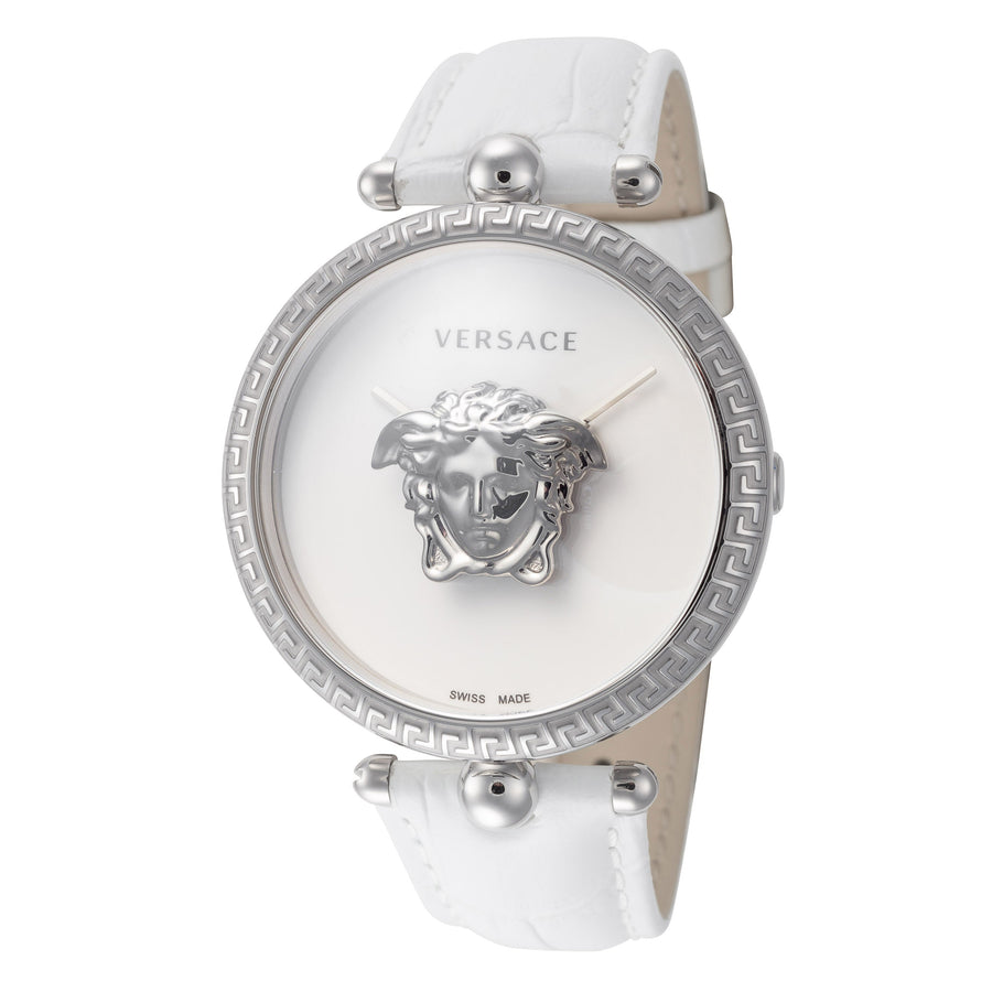 title:Versace Women's VECO02322 Palazzo Empire 39mm Quartz Watch;color:White