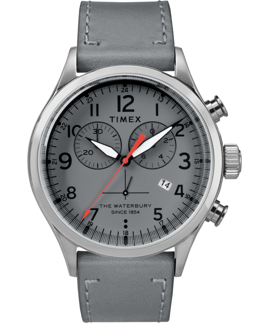 title:Timex Men's Waterbury 42mm Quartz Watch TW2R70700;color:Grey