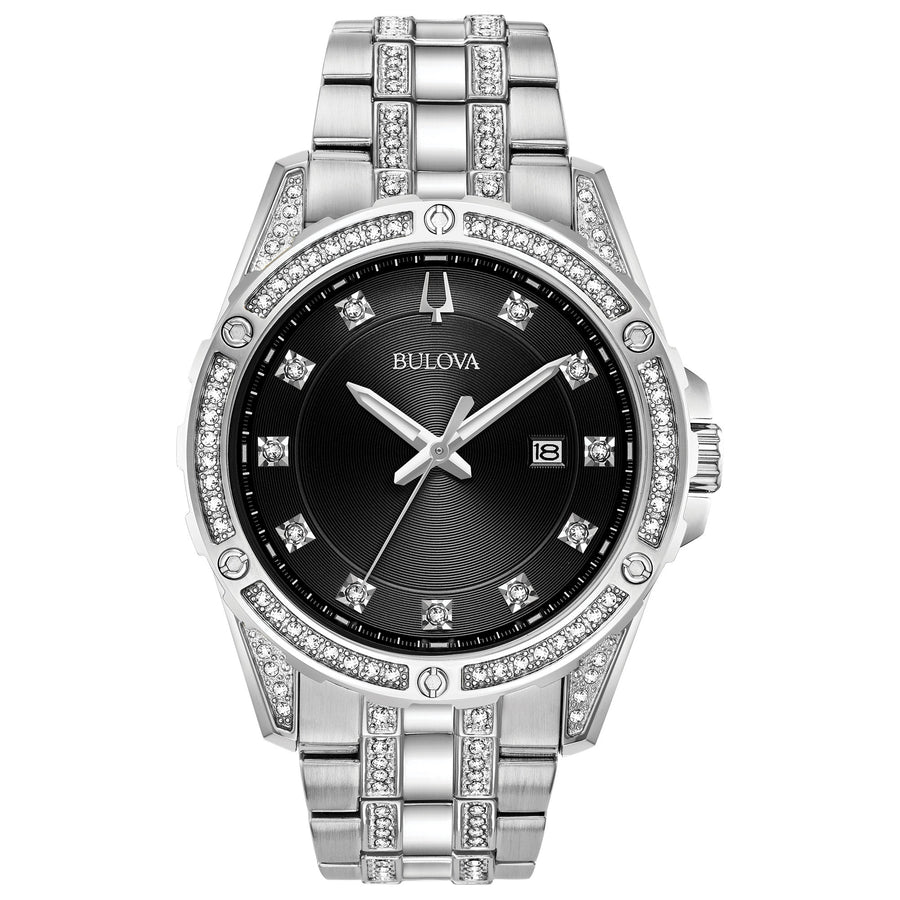 title:Bulova Men's Classic 43mm Quartz Watch 96K104;color:Silver