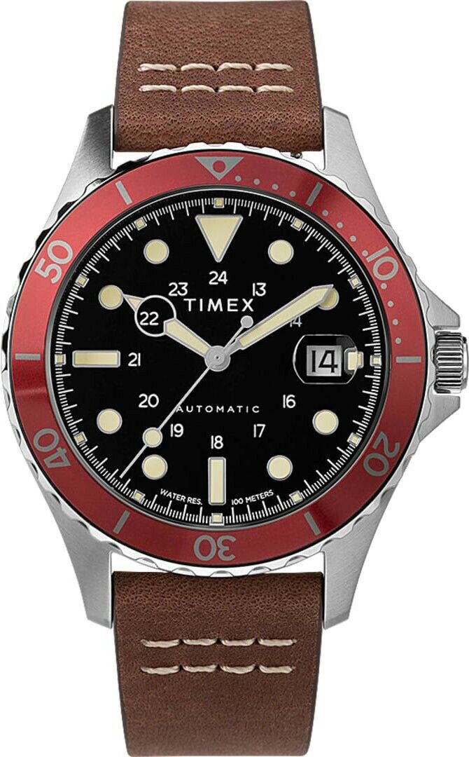 title:Timex Men's Navi XL 41mm Automatic Watch TW2U09900;color:Brown