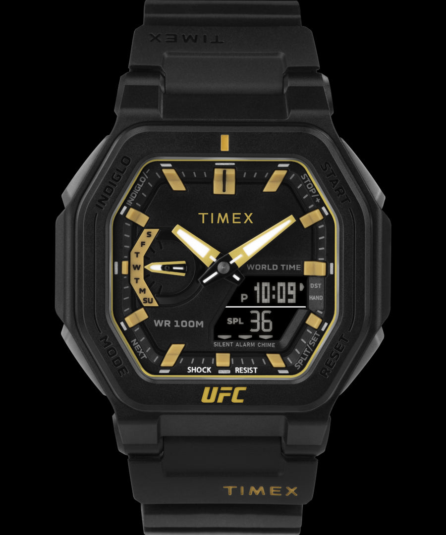 title:Timex Men's UFC Strength 45mm Quartz Watch TW2V55300;color:Black