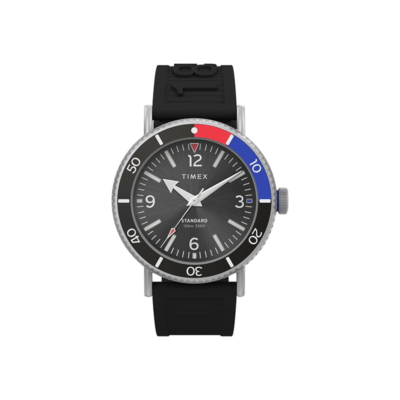 title:Timex Men's Waterbury 43mm Quartz Watch TW2V71800VQ;color:Black