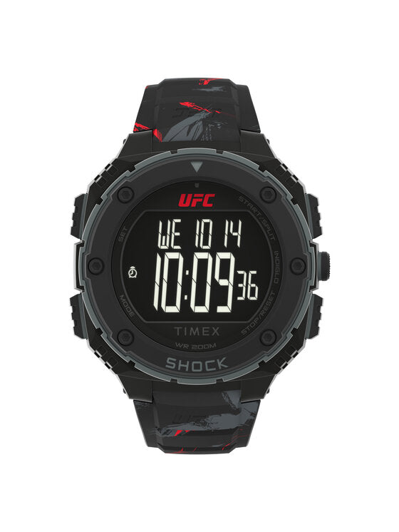 title:Timex Men's UFC Strength 50mm Quartz Watch TW2V85100JR;color:Black