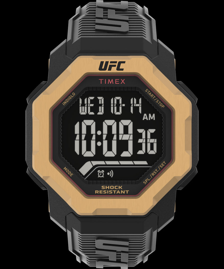 title:Timex Men's UFC Strength 48mm Quartz Watch TW2V89000;color:Black