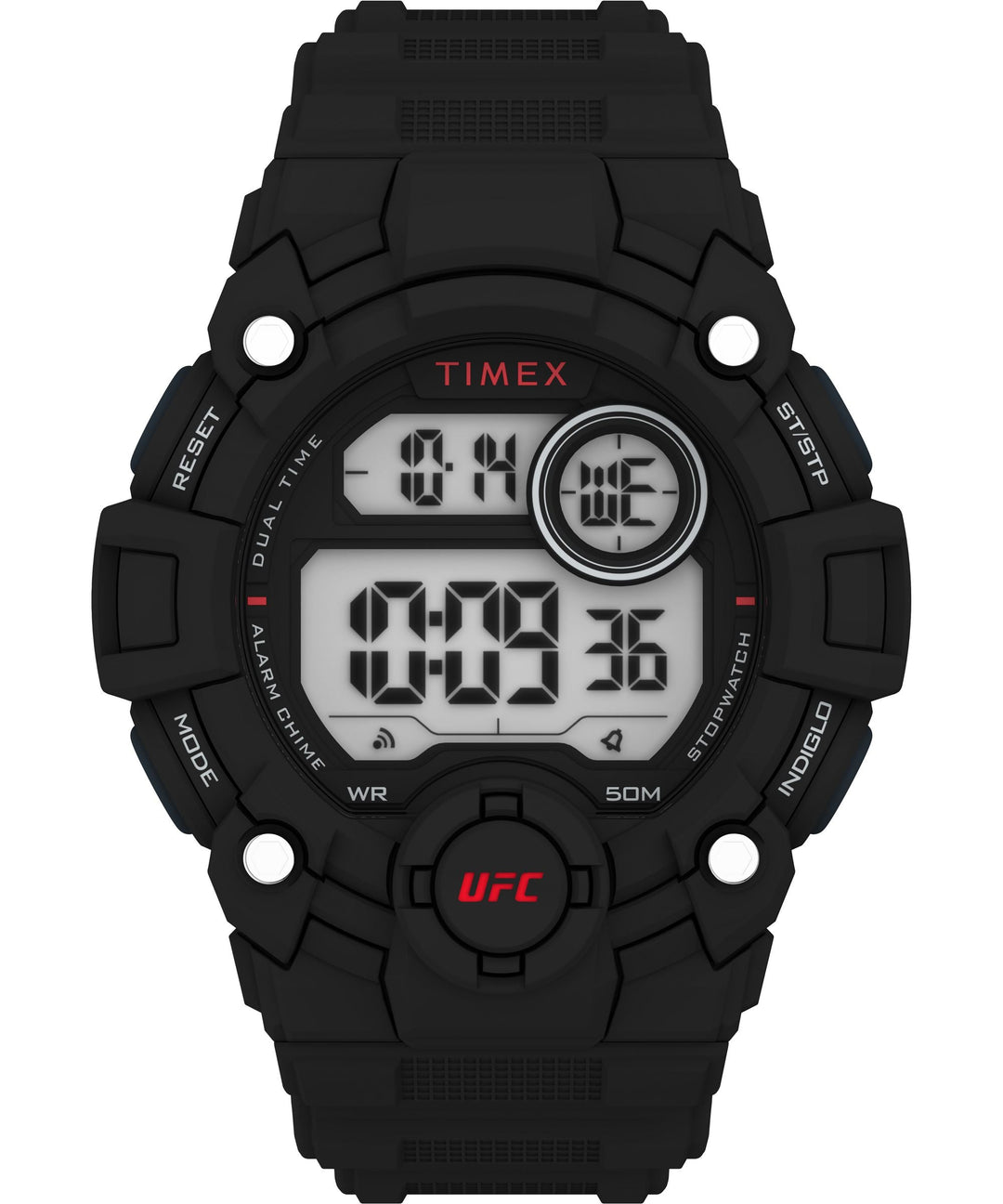 title:Timex Men's UFC Strength 50mm Watch TW5M53100GP;color:Black