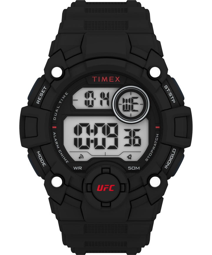 title:Timex Men's UFC Strength 50mm Watch TW5M53100GP;color:Black