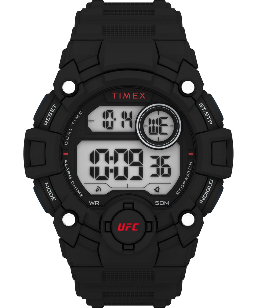 title:Timex Men's UFC Strength 50mm Watch TW5M53100GP;color:Black