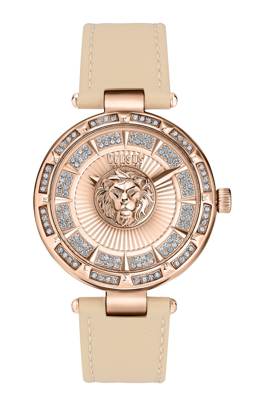 title:Versus Versace Women's Sertie 36mm Quartz Watch VSPQ16121;color:Beige