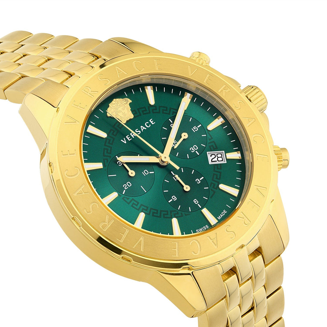 Versace Men's Chrono Signature 44mm Quartz Watch VEV600619