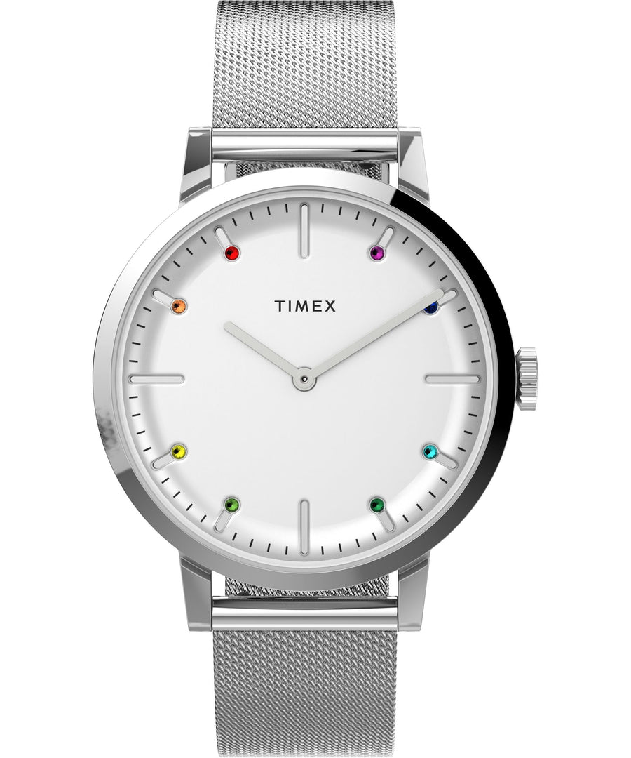 title:Timex Women's Midtown Quartz Watch TW26900VQ;color:Silver