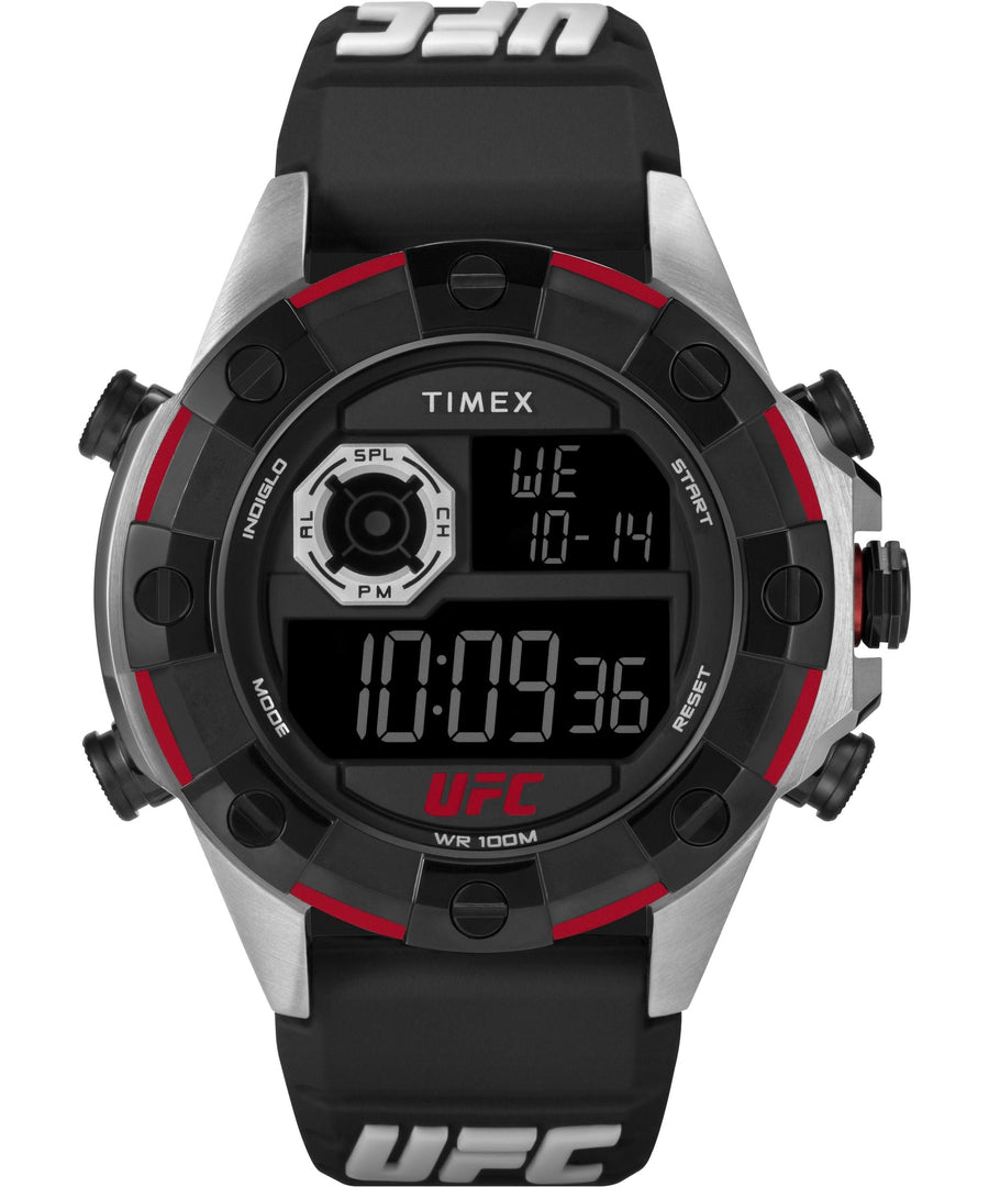 title:Timex Men's UFC Strength 49mm Quartz Watch TW2V86700JR;color:Black