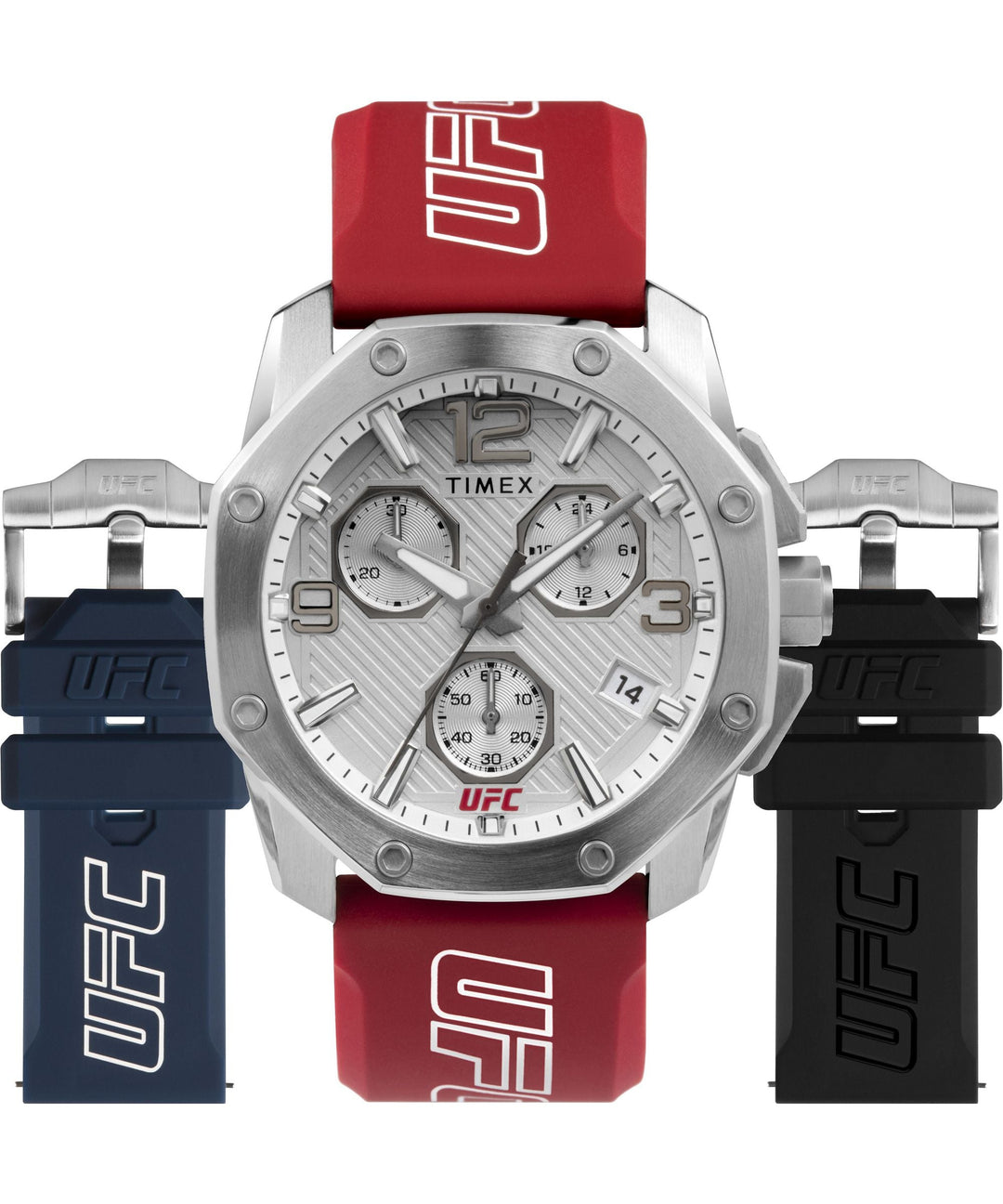 title:Timex Men's UFC Street 45mm Quartz Watch TWG0474008W;color:Multi