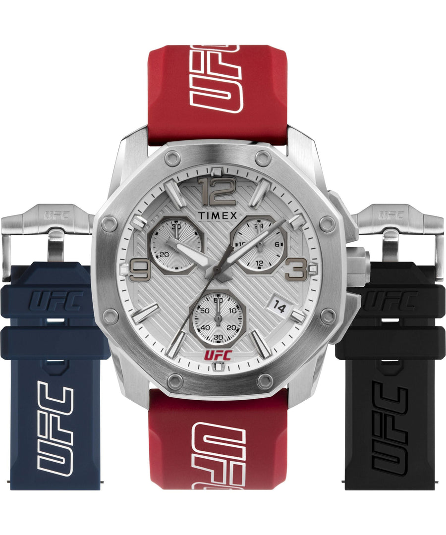 title:Timex Men's UFC Street 45mm Quartz Watch TWG0474008W;color:Multi