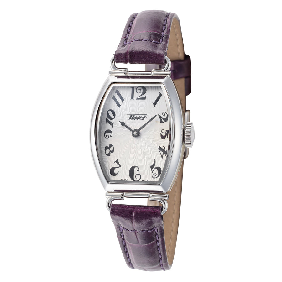 title:Tissot Women's Heritage 22mm Quartz Watch T1281091603200;color:Purple