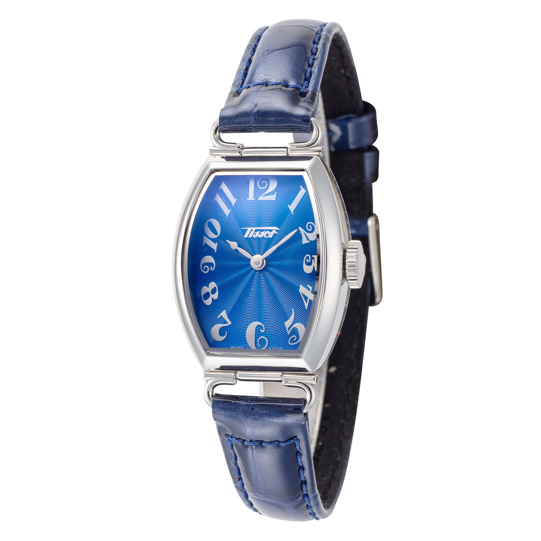 title:Tissot Women's Heritage 22mm Quartz Watch T1281091604200;color:Blue