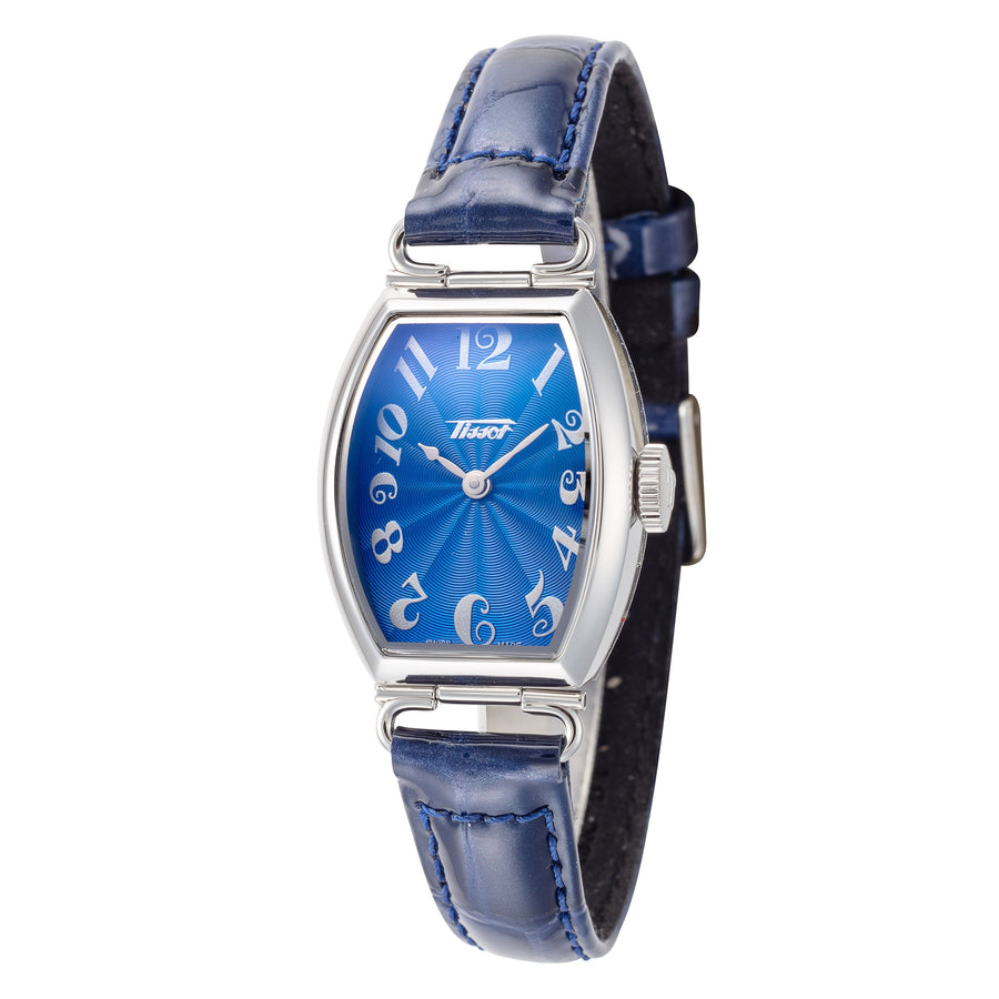 title:Tissot Women's Heritage 22mm Quartz Watch T1281091604200;color:Blue